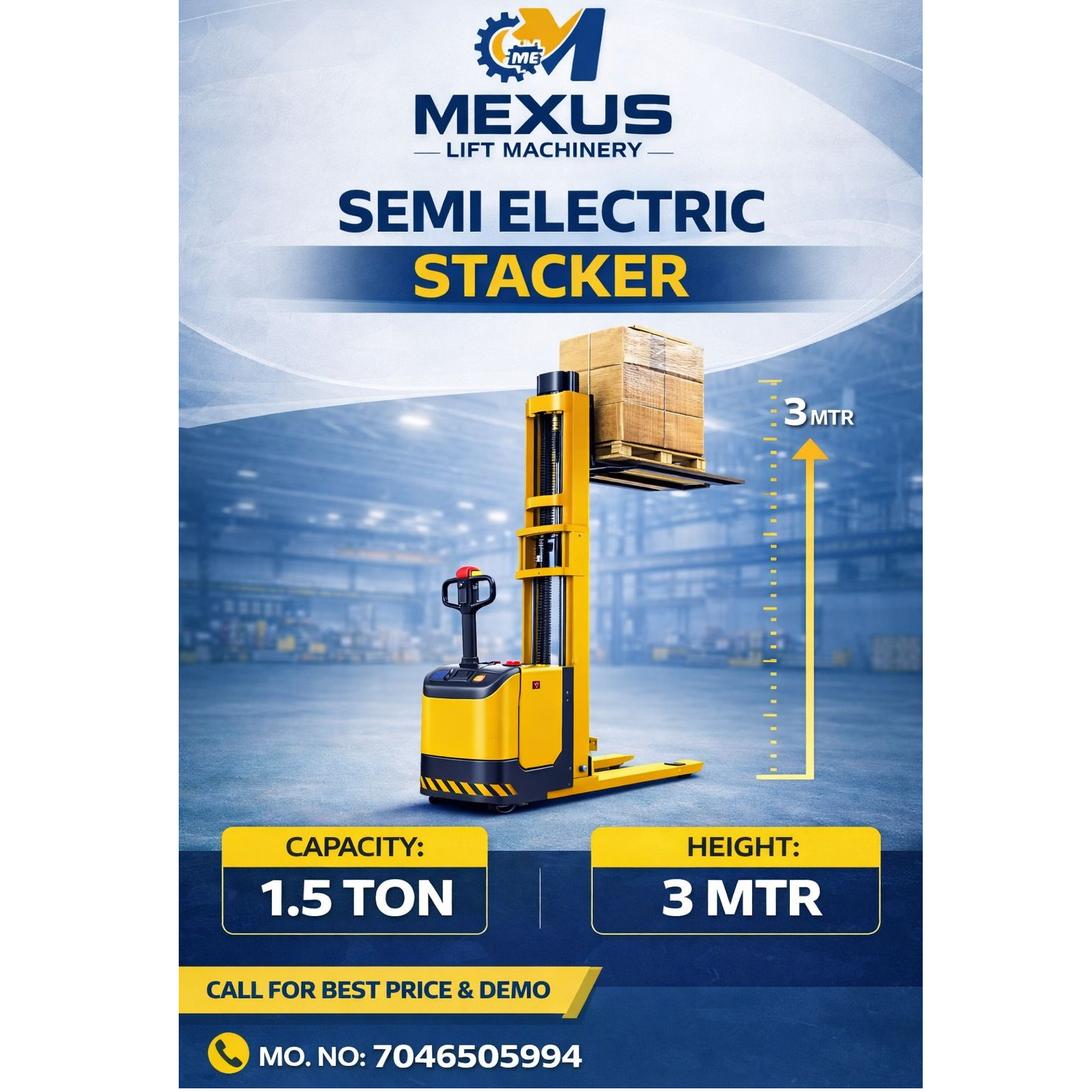 SEMI ELECTRIC STACKER